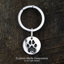 Load image into Gallery viewer, Pawprint Round Keychain