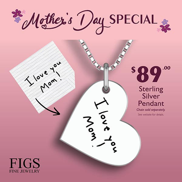 Mother's Day Heart Pendant Special