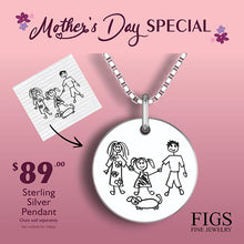 Load image into Gallery viewer, Mother&#39;s Day Round Pendant Special

