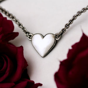 Silver Heart Pendant V24F