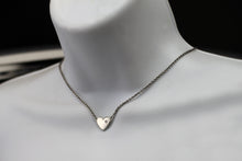 Load image into Gallery viewer, Silver Heart Pendant with Diamond V24G
