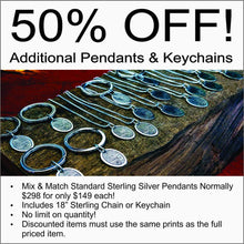Load image into Gallery viewer, Pawprint Dog Tag Necklace
