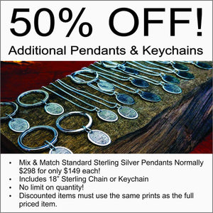 Oval Footprint Necklace