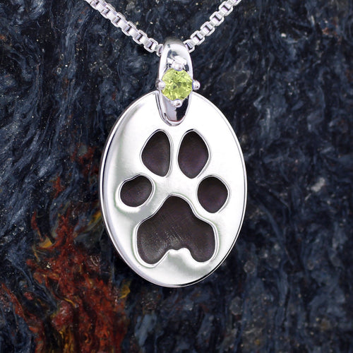 cat paw necklace