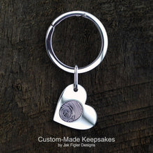 Load image into Gallery viewer, Heart Fingerprint Necklace
