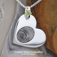 Load image into Gallery viewer, fingerprint necklace
