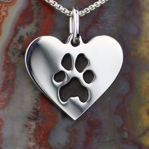 Custom Footprint, Pawprint, drawing or handwriting necklace with FREE box :)